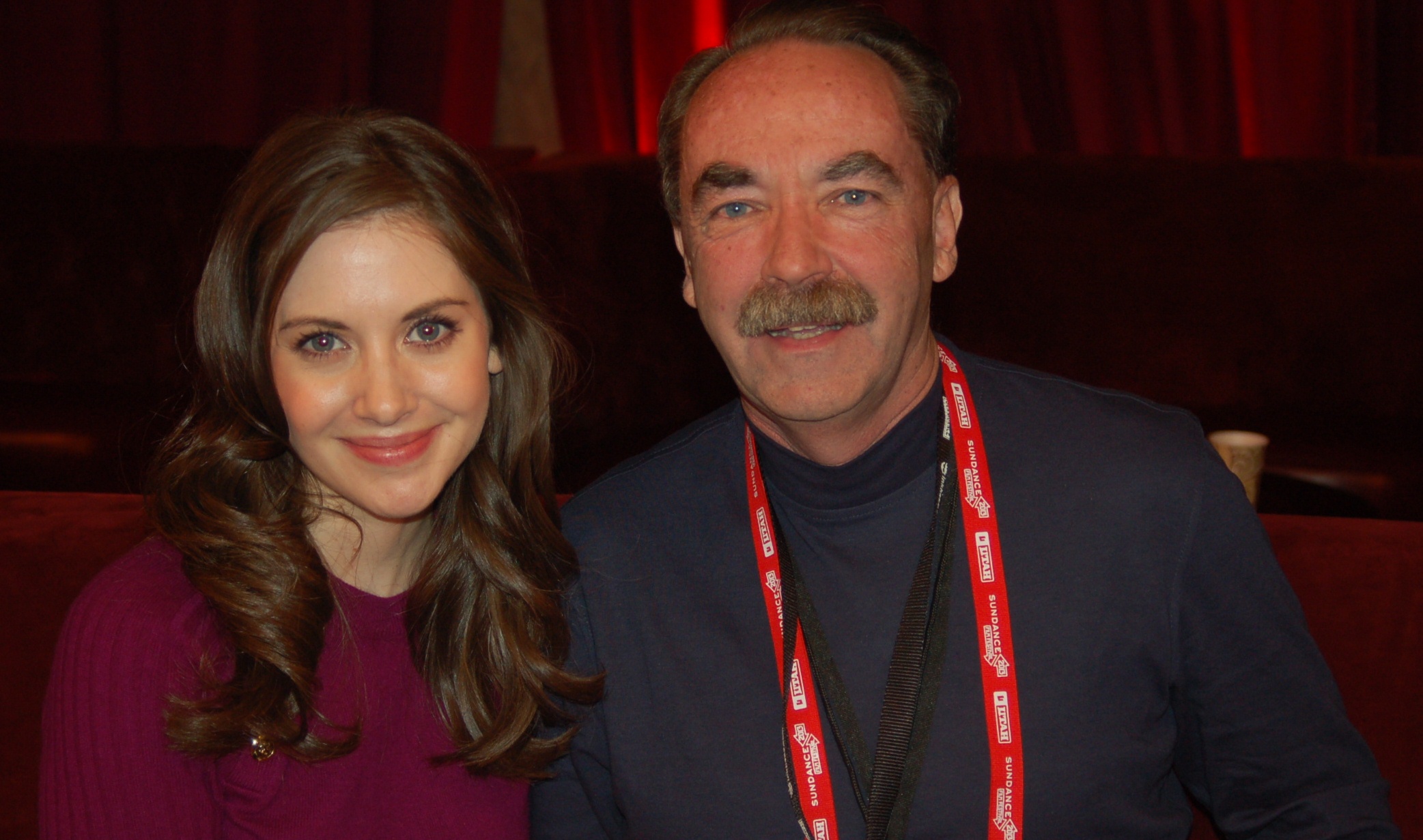 Photo of Alison Brie  & her Father  Charles Terry Schermerhorn